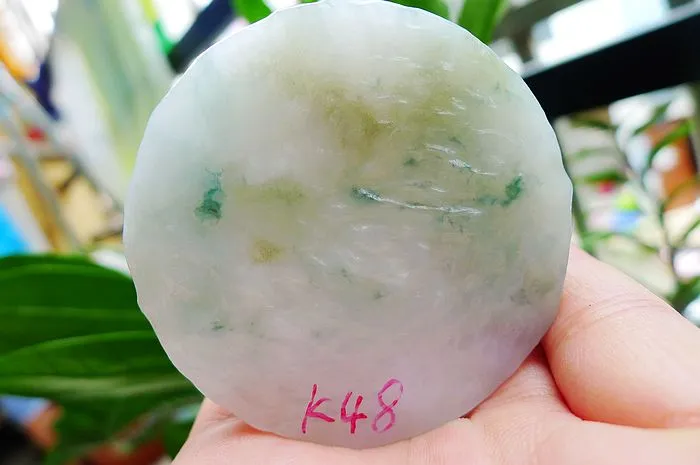 Natural Jade Rough Jadeite Raw (88g,5.3X1.3cm)