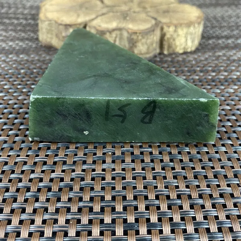 Natural Kunlun Jade Rough Nephrite Raw (240g,10.6X5.9X2.4cm)