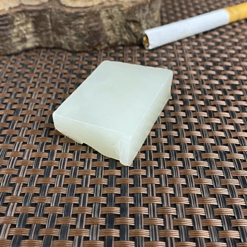 Natural Kunlun Jade Rough Nephrite Raw (42g,4.1X2.9X1.3cm)