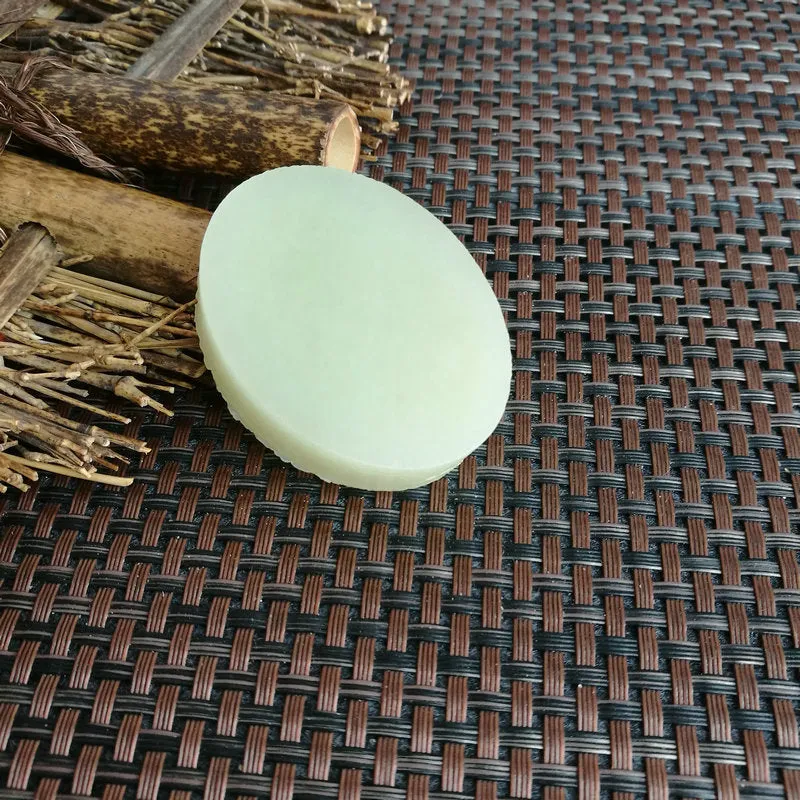 Natural Kunlun Jade Rough Nephrite Raw (57g,5X4X1.3cm)