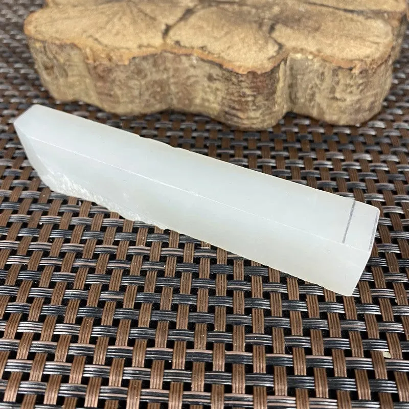 Natural Kunlun Jade Rough Nephrite Raw (57g,9.3X1.5X1.3cm)