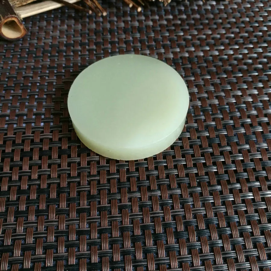 Natural Kunlun Jade Rough Nephrite Raw (68g,5.3X1cm)