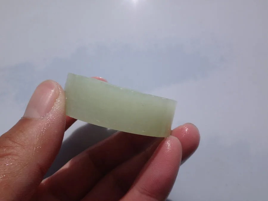 Natural Kunlun Jade Rough Nephrite Raw (80g, 4.8X4.8X1.5cm)