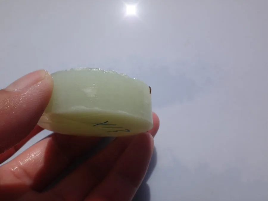 Natural Kunlun Jade Rough Nephrite Raw (80g, 4.8X4.8X1.5cm)