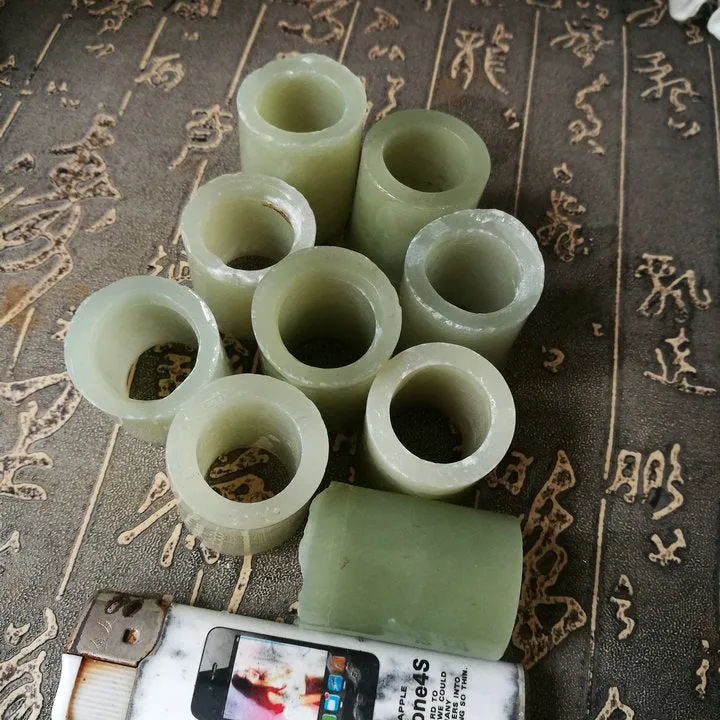 Natural Kunlun Jade Rough Nephrite Raw 9 Pieces