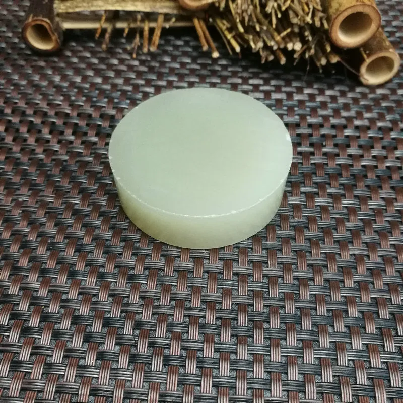 Natural Kunlun Jade Rough Nephrite Raw S-(102g,5.3X1.6cm)