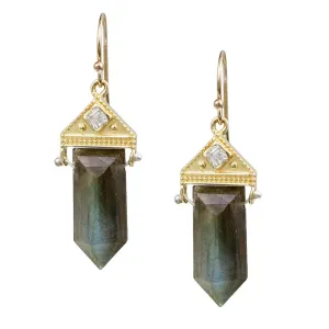 Neptune Labradorite Earrings