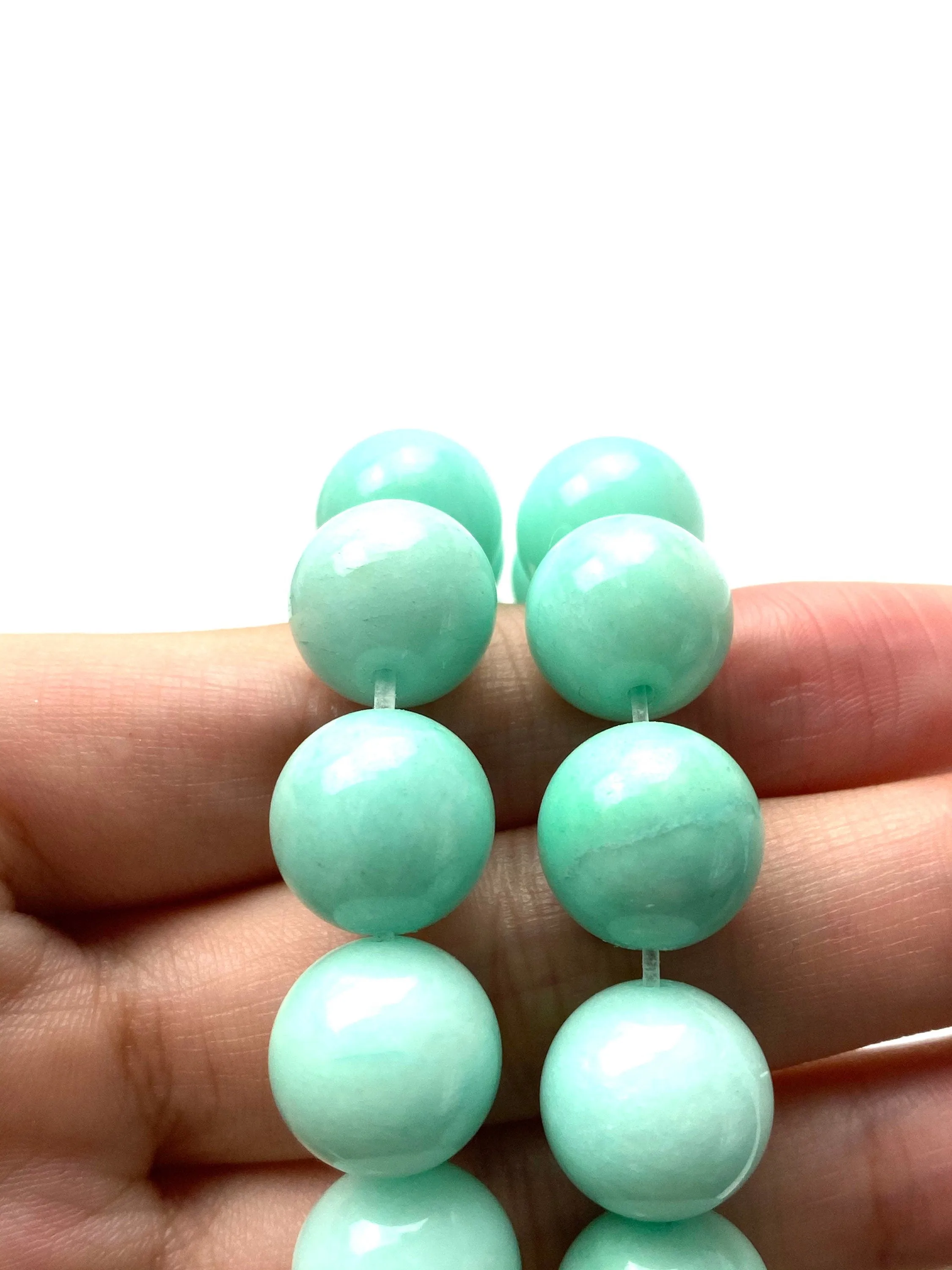 Ocean siren jade bead, SKU#A19