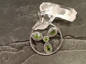 Peridot, Sterling Silver Pendant