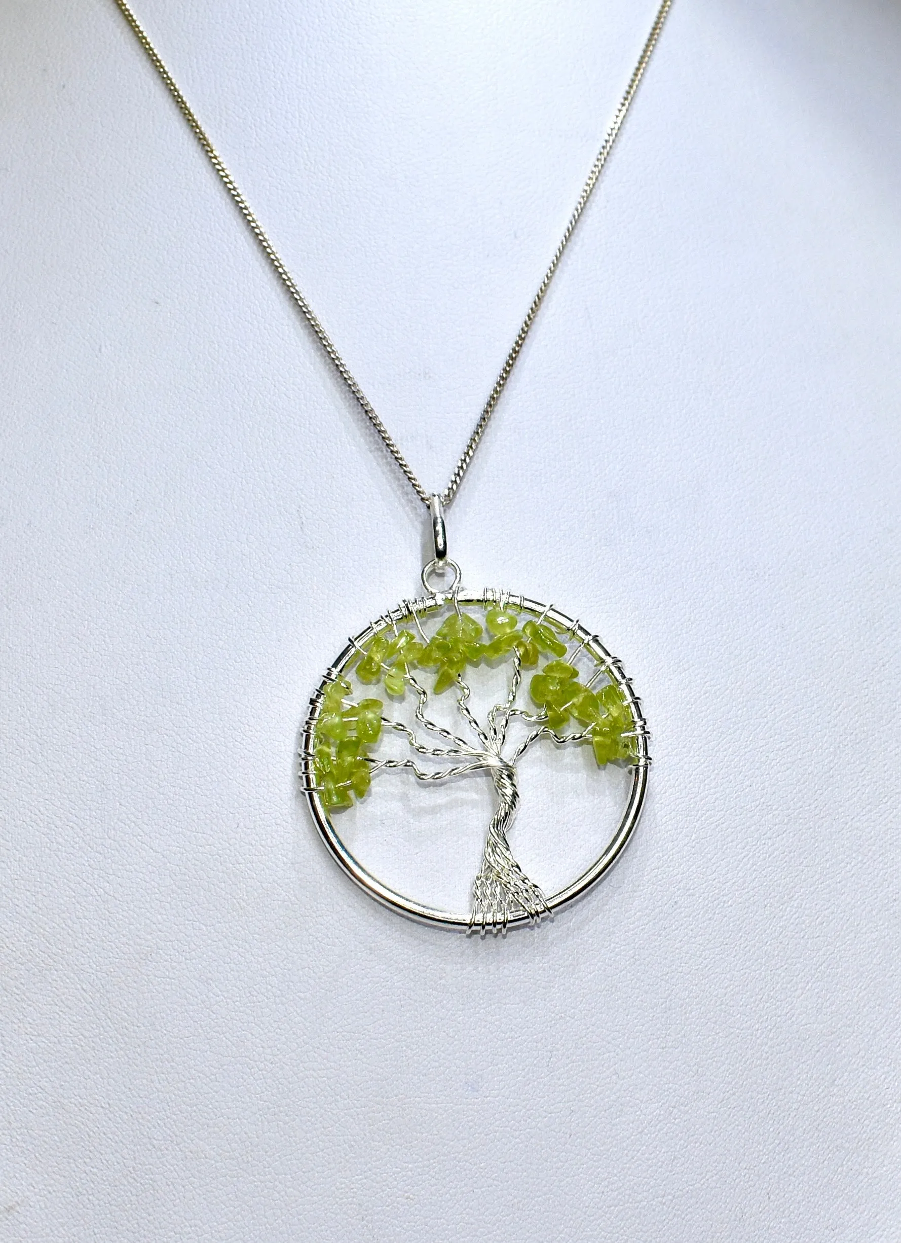 Peridot Tree of Life Pendant