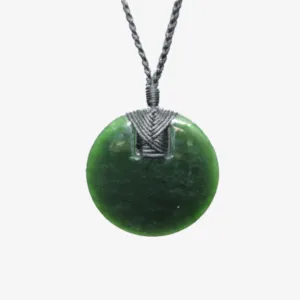 Pounamu Disc Pendant Polished 43mm