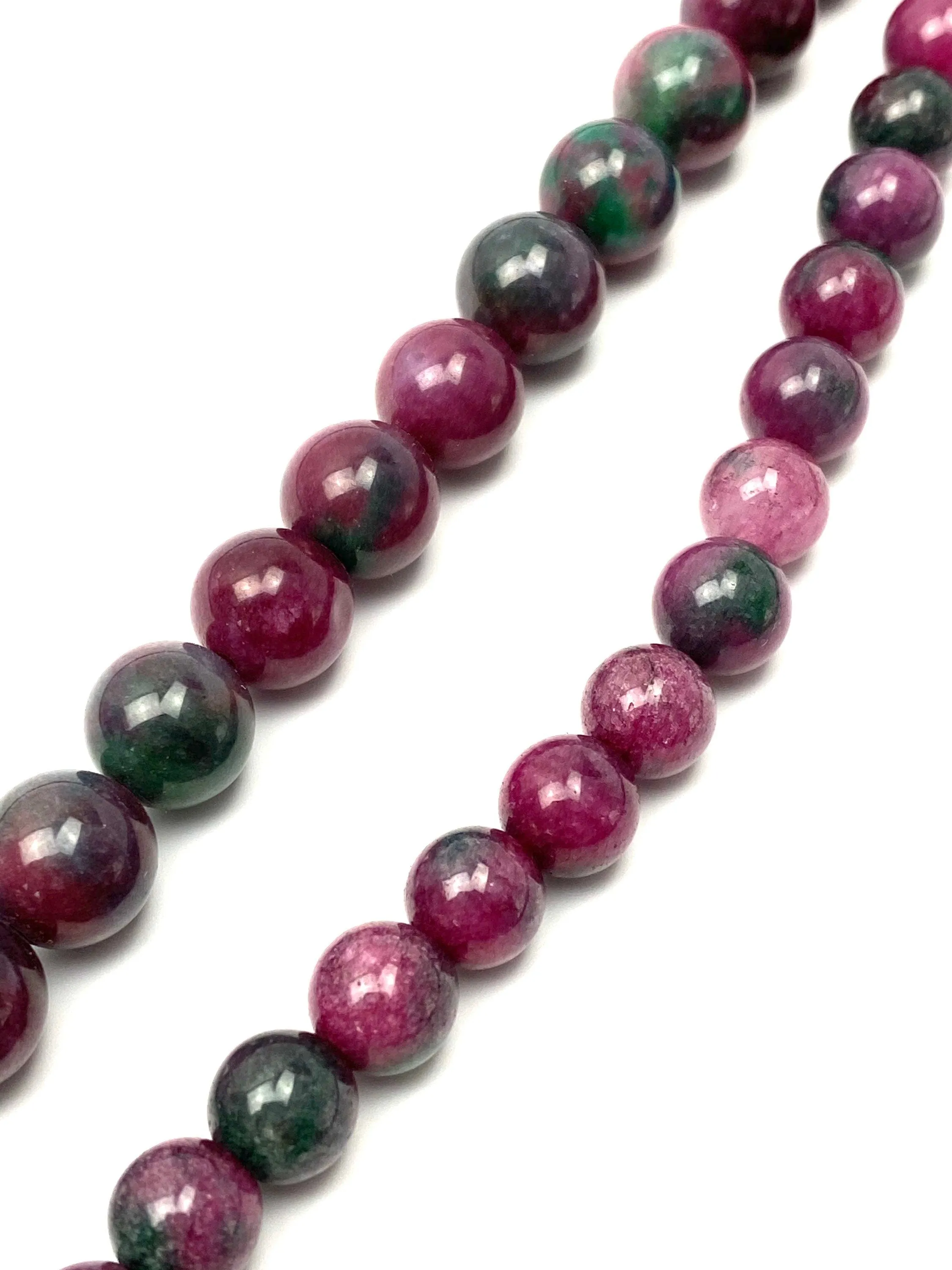 Queen Victoria jade bead strand, SKU# B7