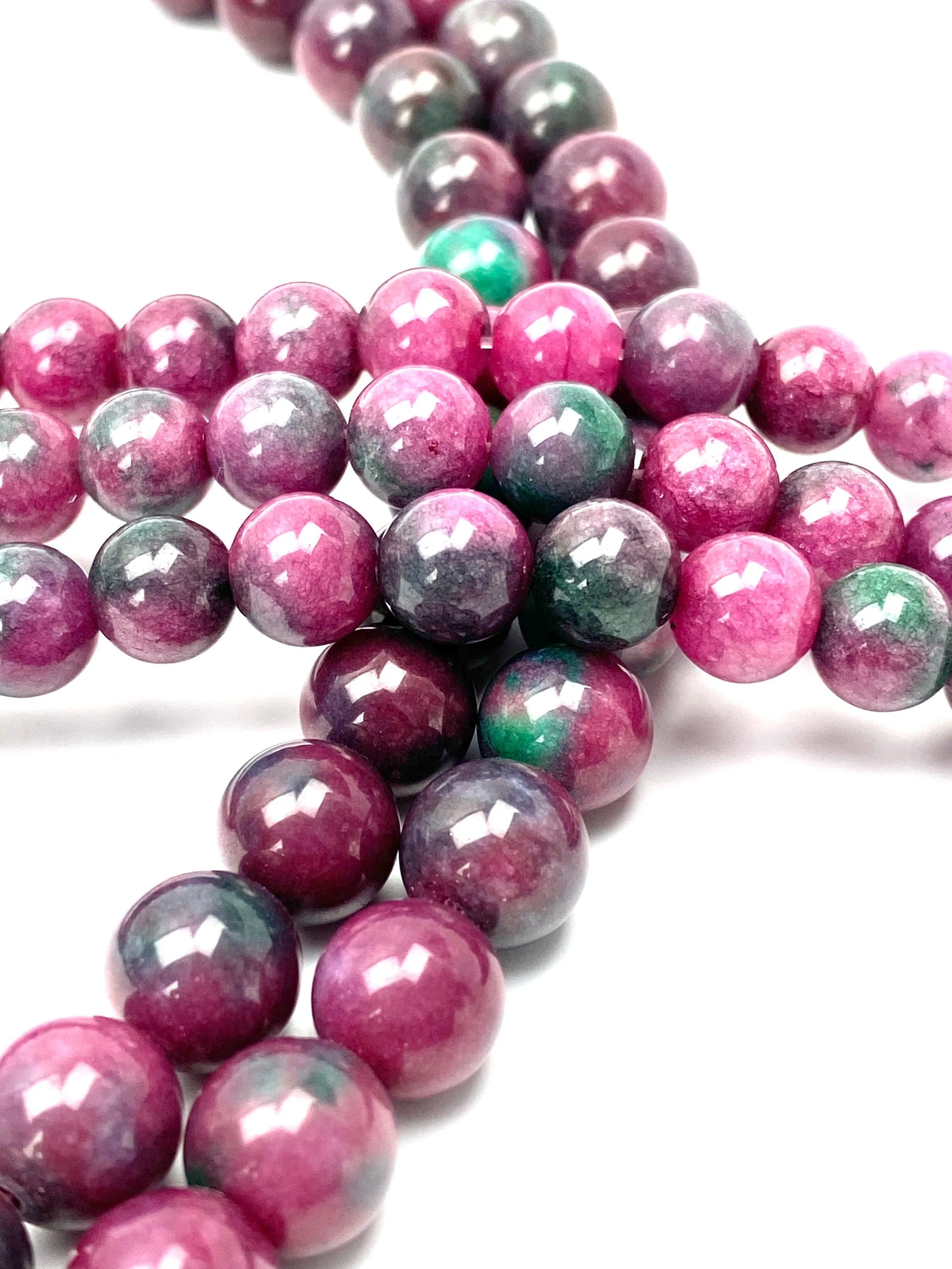 Queen Victoria jade bead strand, SKU# B7