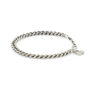 Silver Padlock Bracelet