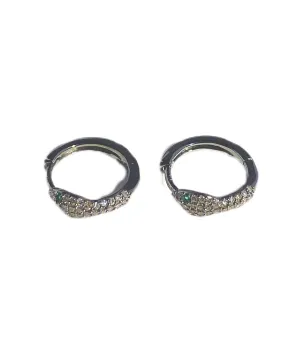 S.Row Designs Snake Huggie Earrings