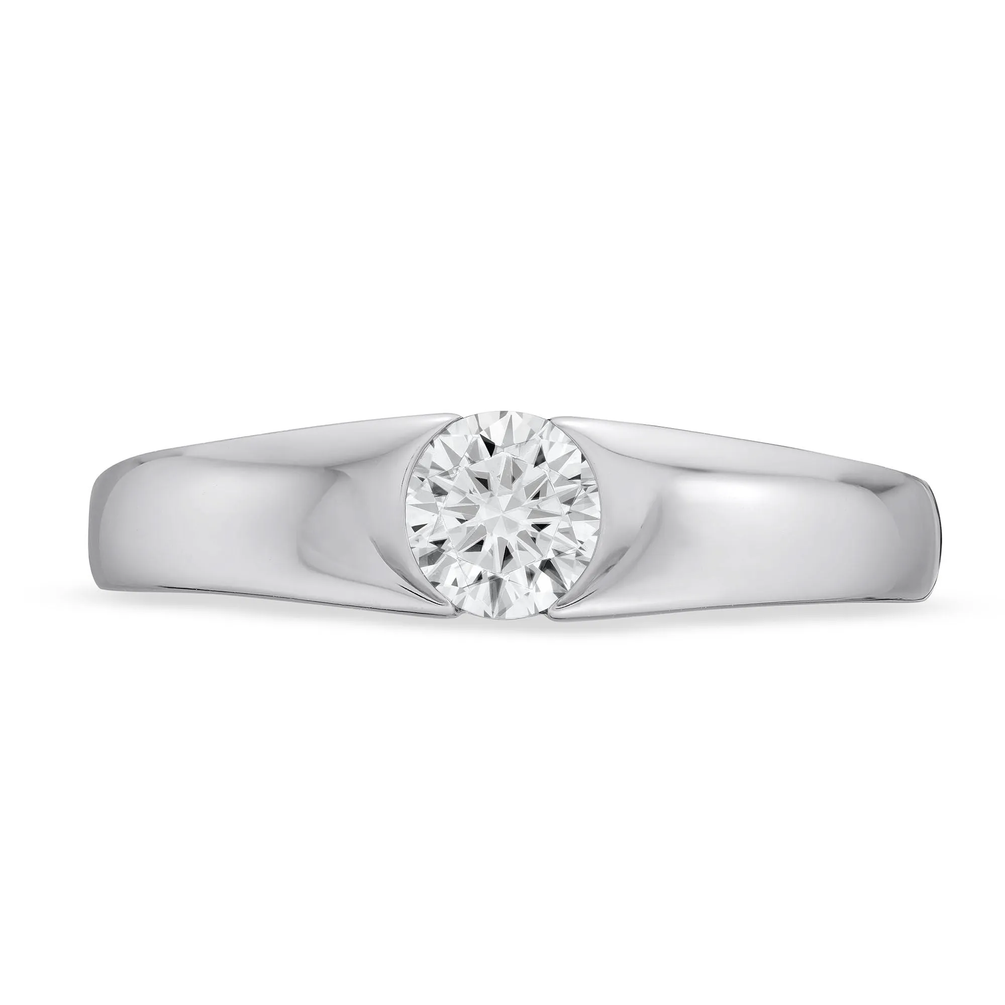 Sterling Silver CZ Signet Ring