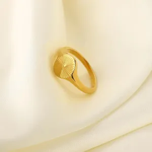 SUNLIGHT SIGNET RING