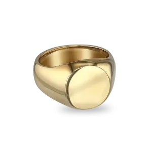 The Gentleman's Grand Signet Ring in Silver or Gold