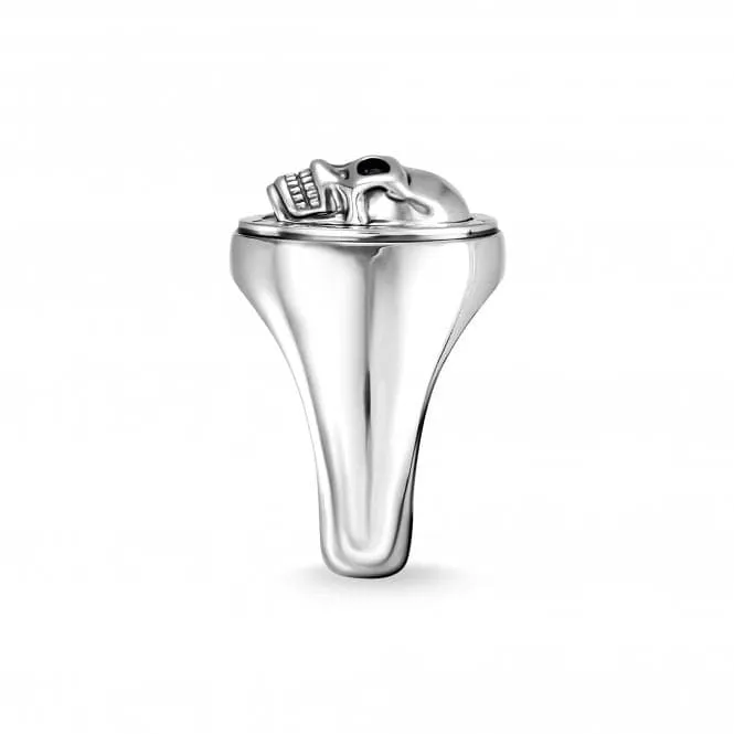 Thomas Sabo Rebel at Heart Skull Signet Ring TR2213-698-11