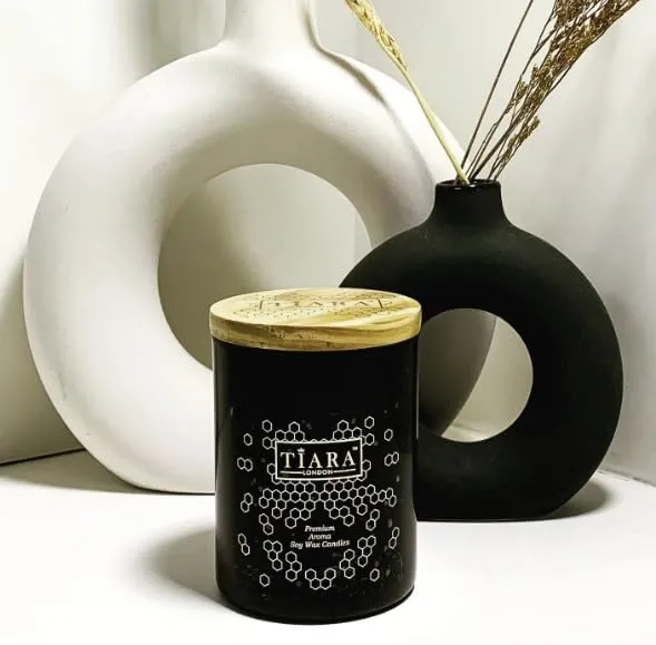 Tiara London Soy Wax Black Forest Enroute -Night Jasmine Candle Pack of 3