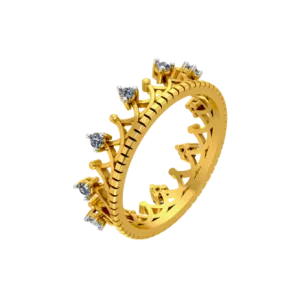 Tranquil Tiara Gold Ring