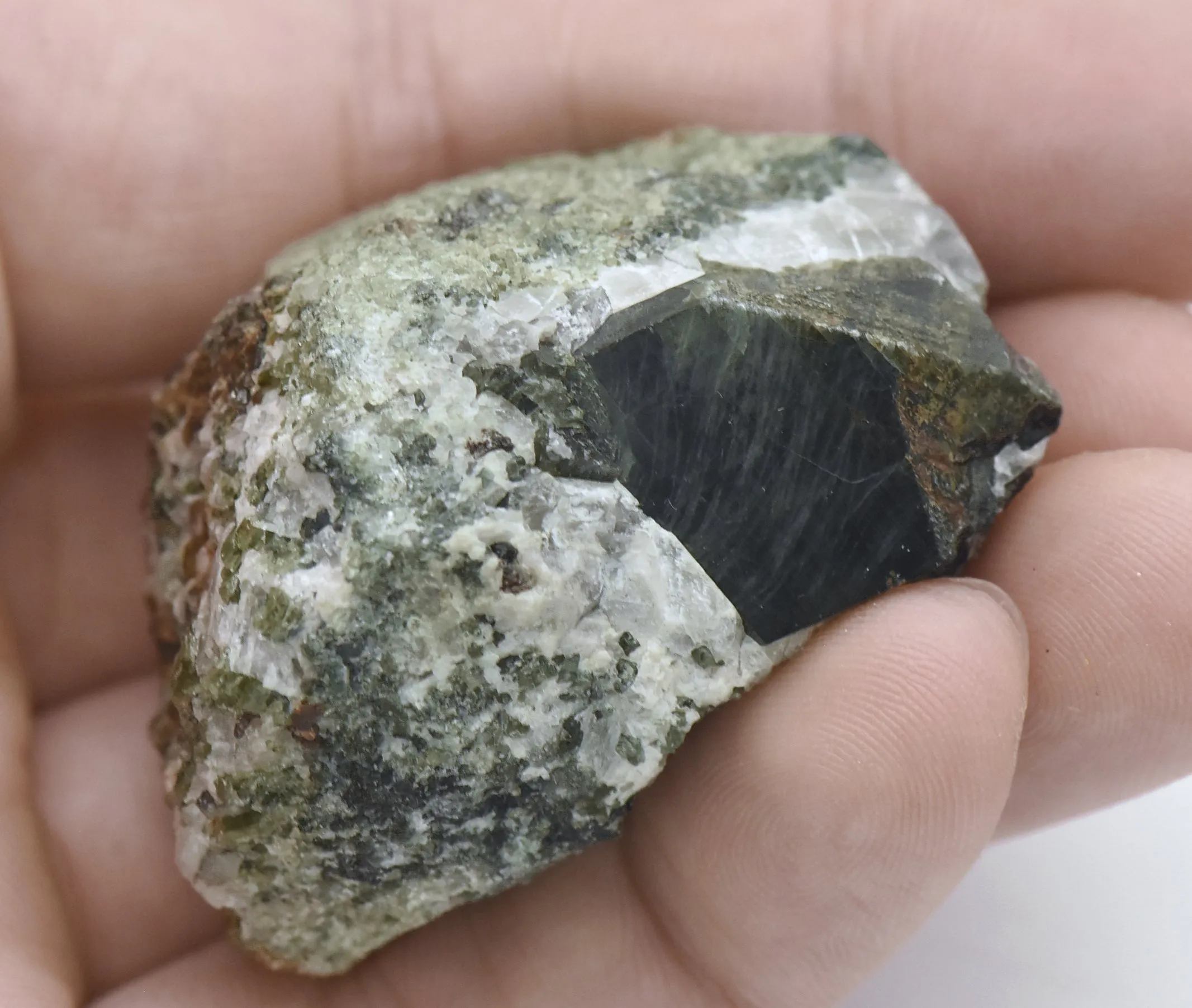 Unidentified Green Stone Mineral Specimen