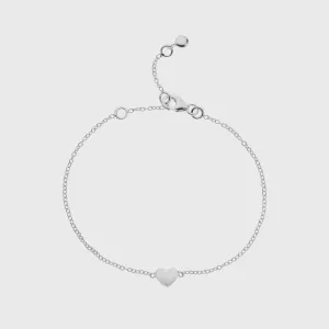 Verona Sterling Silver Heart Bracelet