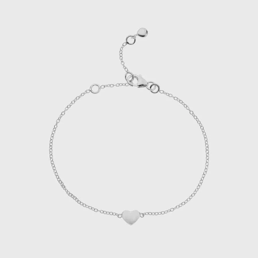 Verona Sterling Silver Heart Bracelet